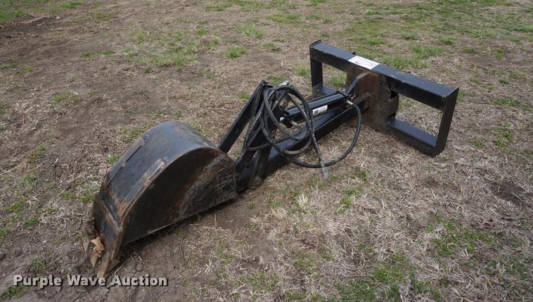 image for item DE3296 Skid steer backhoe attachment