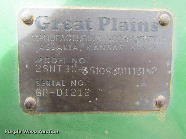 image for item DE6710 Great Plains 2SNT30 Solid Stand no-till grain drill