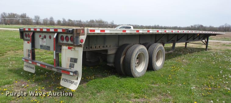image for item AY9514 2000 Fontaine IFTW-6-8053SLAWK flatbed trailer