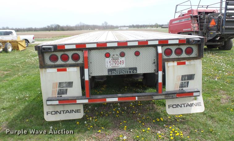 image for item AY9514 2000 Fontaine IFTW-6-8053SLAWK flatbed trailer