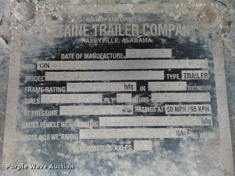 image for item AY9514 2000 Fontaine IFTW-6-8053SLAWK flatbed trailer