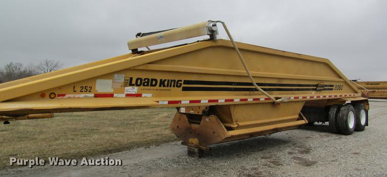 image for item DC4313 1995 Load King 2060-40-2 bottom dump trailer