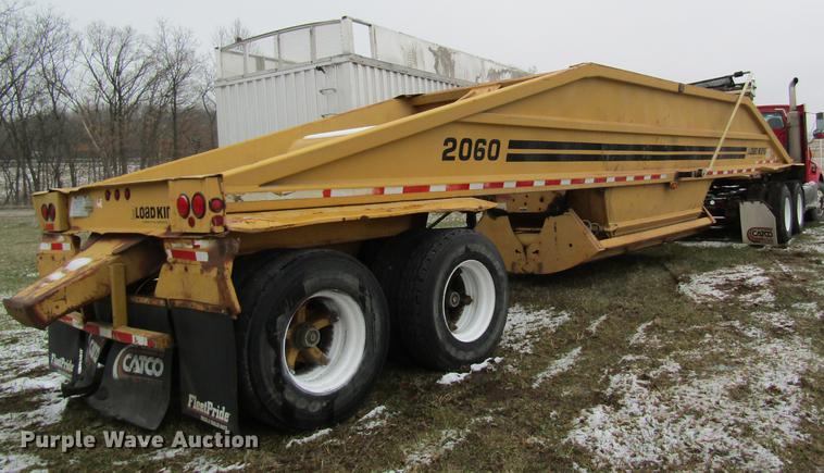 image for item DC4313 1995 Load King 2060-40-2 bottom dump trailer