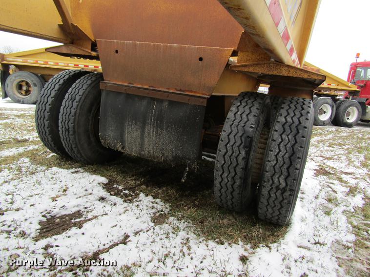 image for item DC4313 1995 Load King 2060-40-2 bottom dump trailer