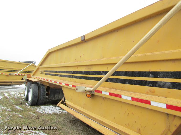 image for item DC4313 1995 Load King 2060-40-2 bottom dump trailer
