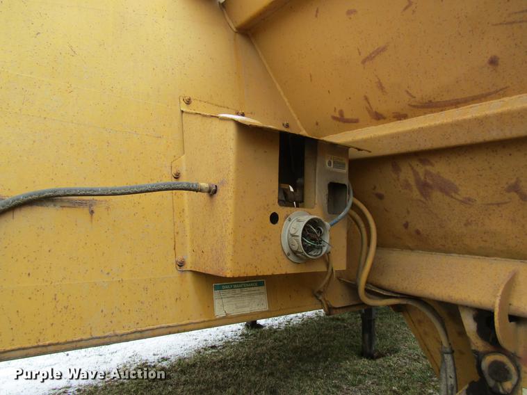 image for item DC4313 1995 Load King 2060-40-2 bottom dump trailer