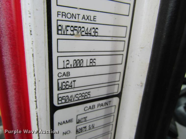 image for item DC4316 1995 Volvo WG semi truck