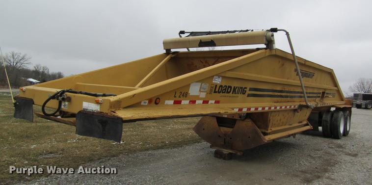 image for item DC4317 1994 Load King 2060-40-2 bottom dump trailer