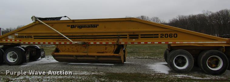 image for item DC4317 1994 Load King 2060-40-2 bottom dump trailer