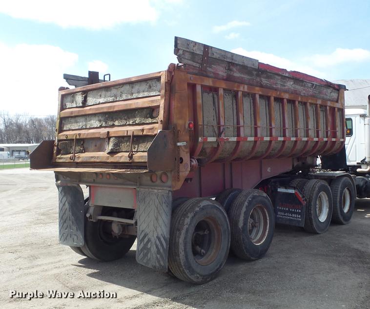image for item DC7368 1972 Fruehauf ND-F2-DB4-24 end dump trailer