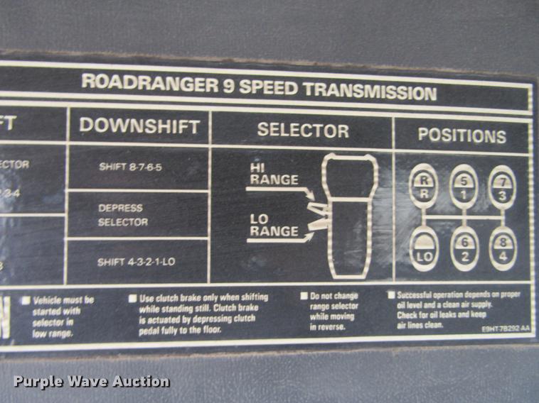 image for item DE6717 1995 Ford LTLA9000 AeroMax 120 semi truck