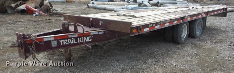 image for item AY9531 2001 Trail King TKT-20 tilt deck equipment trailer