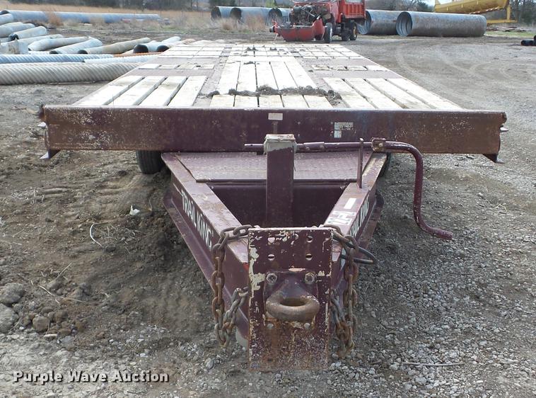 image for item AY9531 2001 Trail King TKT-20 tilt deck equipment trailer