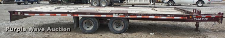 image for item AY9531 2001 Trail King TKT-20 tilt deck equipment trailer