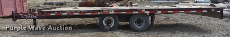image for item AY9531 2001 Trail King TKT-20 tilt deck equipment trailer