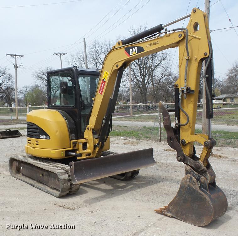 image for item AY9536 2011 Caterpillar 305D CR mini excavator
