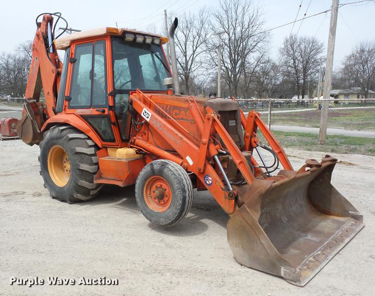 image for item AY9541 1992 Case 580 Super K backhoe