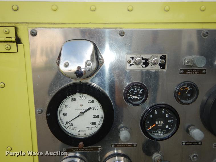 image for item DC0393 1980 Oshkosh ARFF fire truck