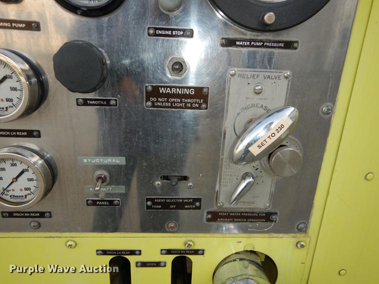 image for item DC0393 1980 Oshkosh ARFF fire truck