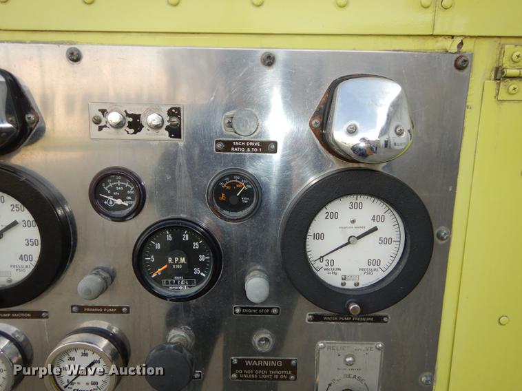 image for item DC0393 1980 Oshkosh ARFF fire truck