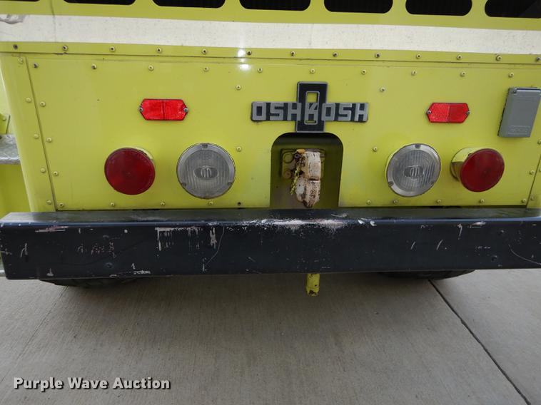 image for item DC0393 1980 Oshkosh ARFF fire truck