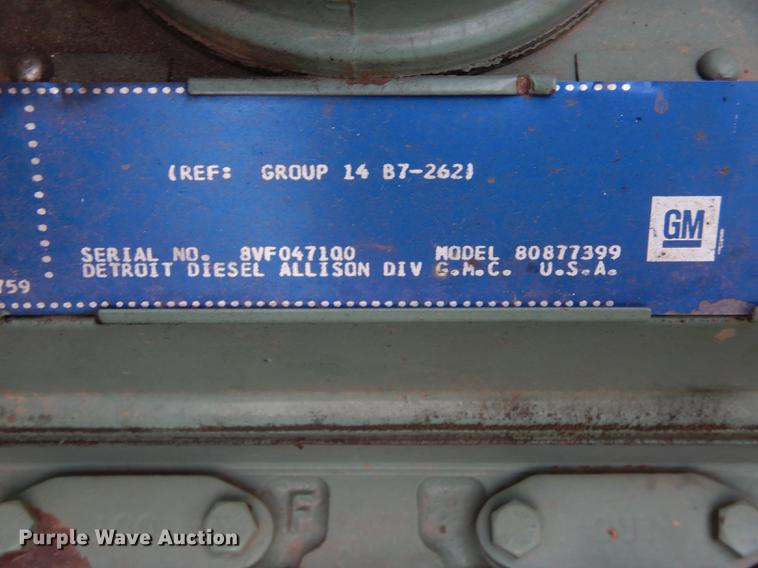 image for item DC0393 1980 Oshkosh ARFF fire truck