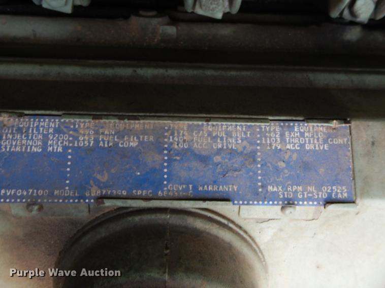 image for item DC0393 1980 Oshkosh ARFF fire truck