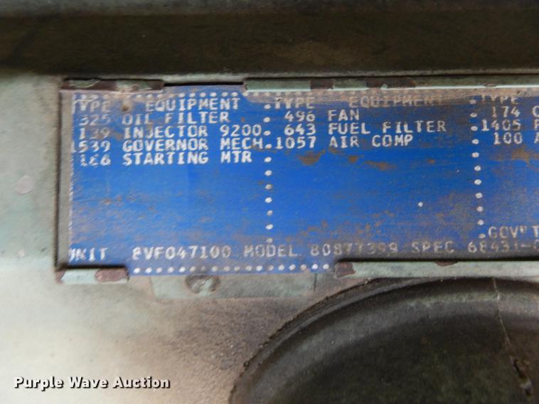 image for item DC0393 1980 Oshkosh ARFF fire truck