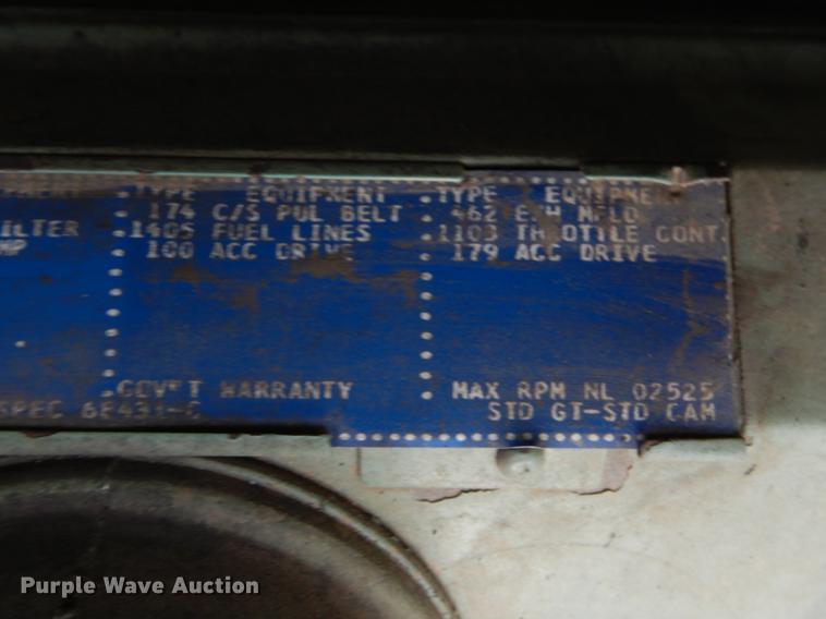 image for item DC0393 1980 Oshkosh ARFF fire truck