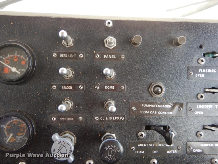 image for item DC0393 1980 Oshkosh ARFF fire truck