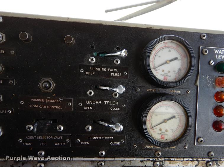 image for item DC0393 1980 Oshkosh ARFF fire truck