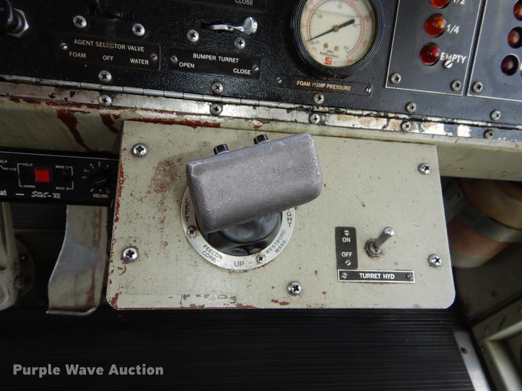 image for item DC0393 1980 Oshkosh ARFF fire truck