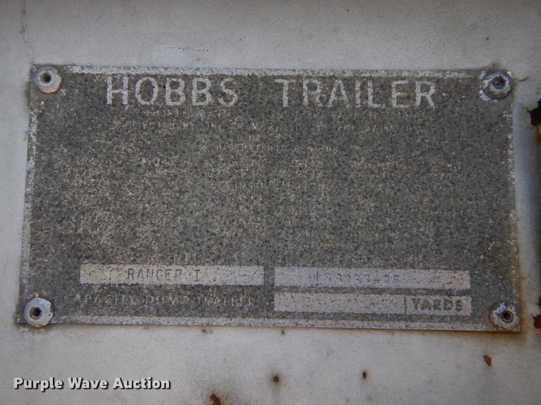 image for item DC0455 1973 Hobbs Ranger I dry van trailer