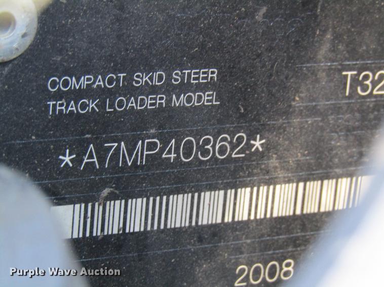 image for item DC4293 2008 Bobcat T320 skid steer