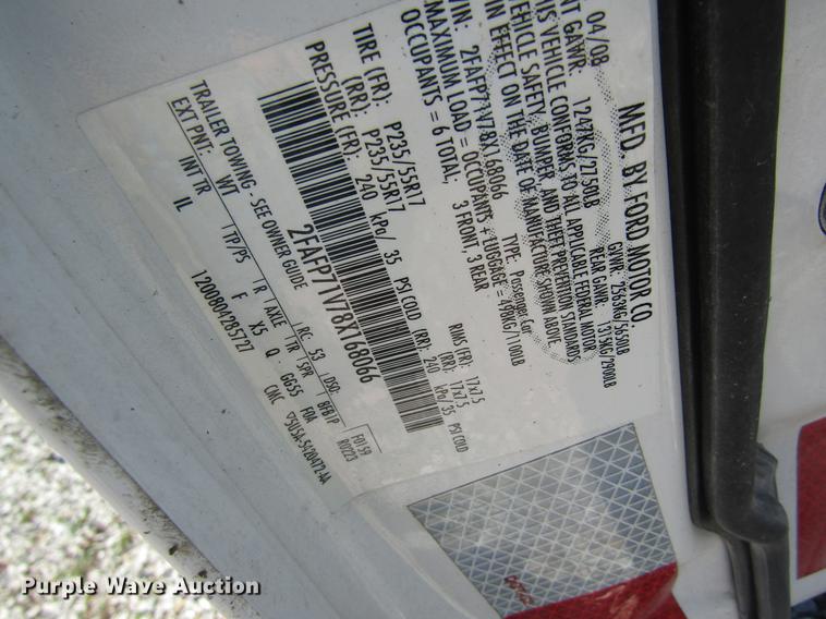 image for item DC4301 2008 Ford Crown Victoria Police Interceptor