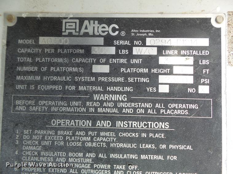 image for item DC7342 1994 Ford F450 Super Duty XL bucket truck