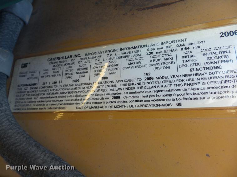 image for item DC7345 2007 Sterling Acterra truck cab and chassis