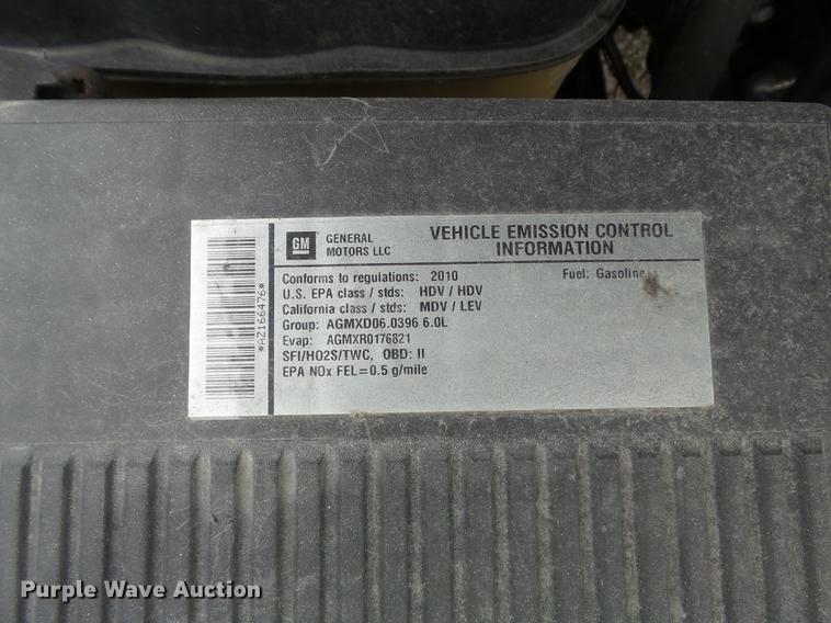 image for item DC7347 2010 Chevrolet Silverado 2500HD Ext. Cab pickup truck