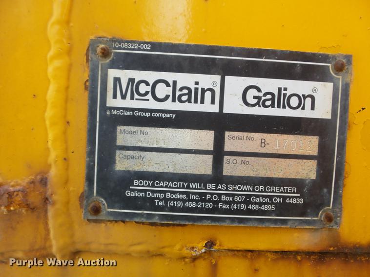 image for item DC7350 2001 International 4900 dump truck