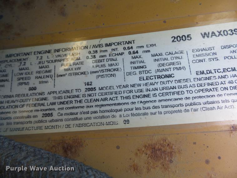 image for item DC7352 2006 Sterling Acterra dump truck