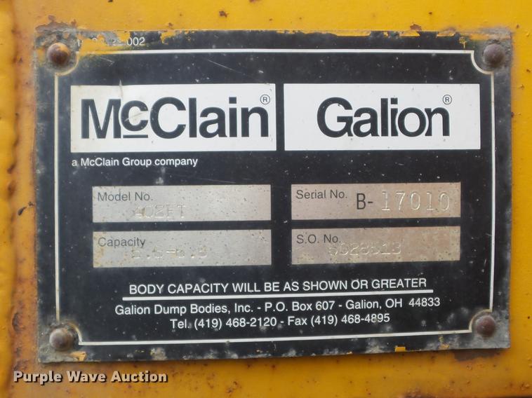 image for item DC7353 2001 International 4900 dump truck