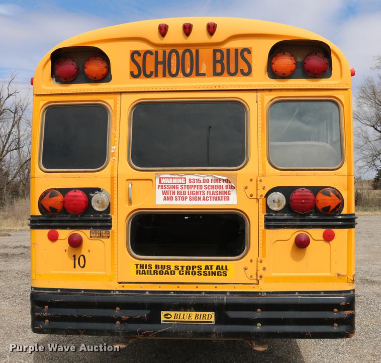 image for item DC7651 2002 Blue Bird school bus