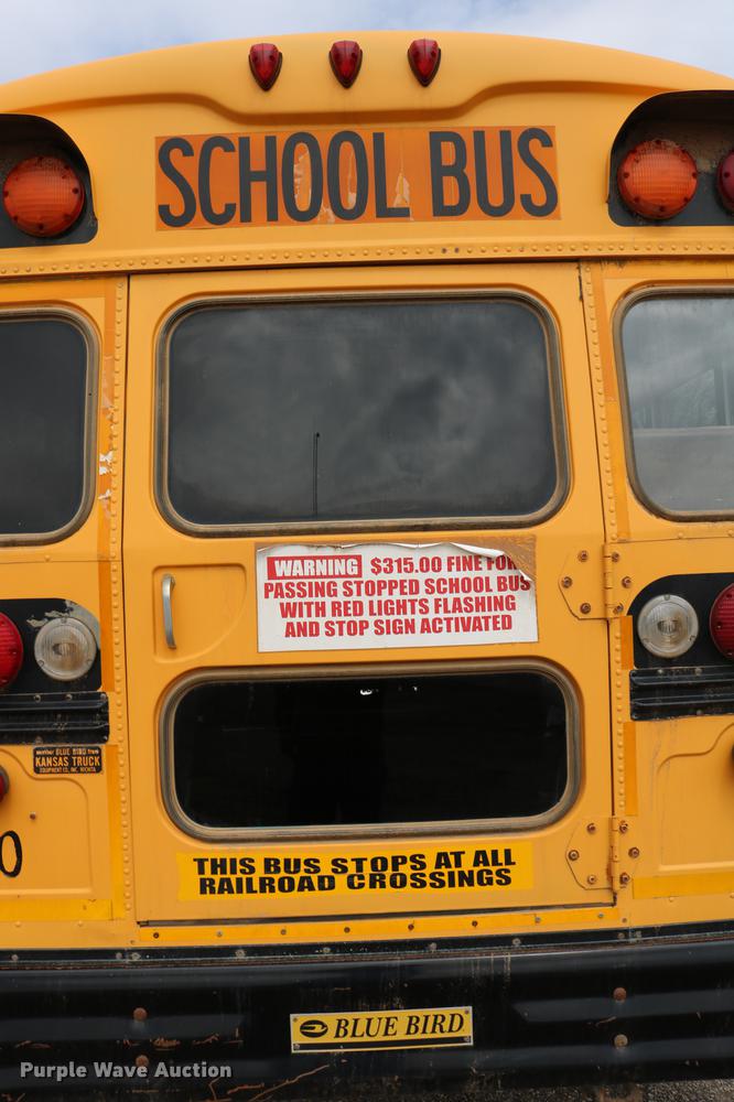 image for item DC7651 2002 Blue Bird school bus