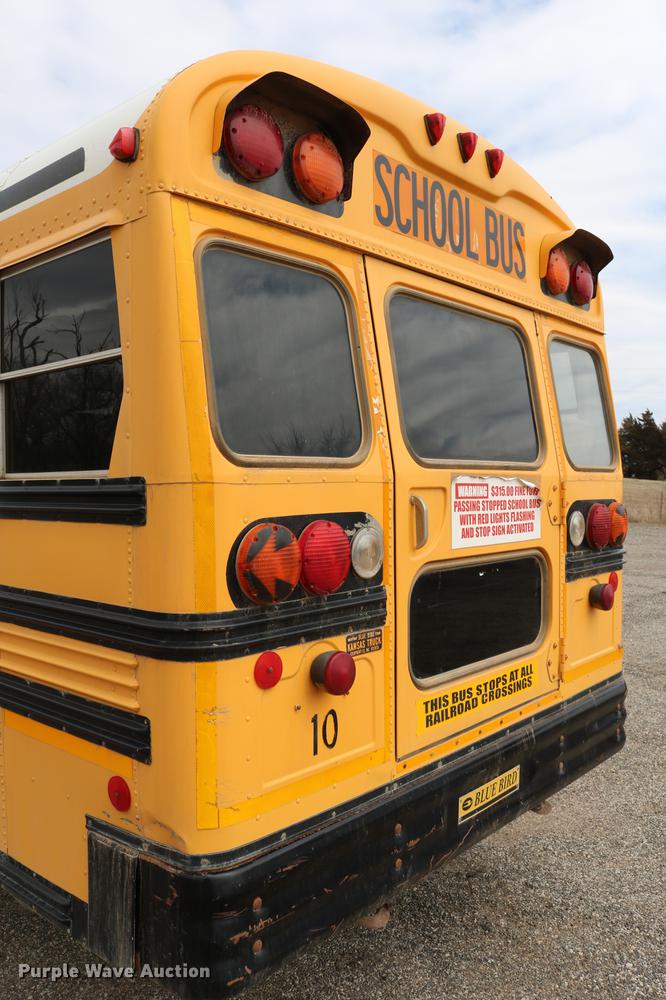 image for item DC7651 2002 Blue Bird school bus