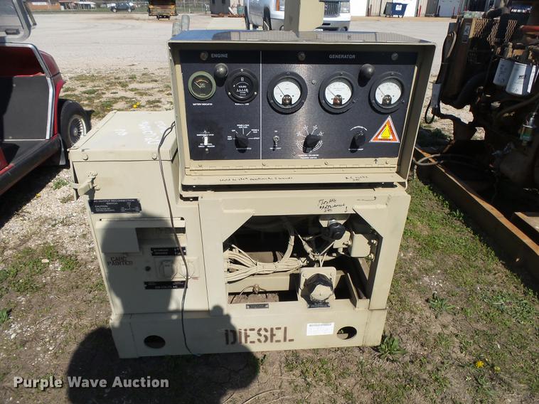 image for item DE3623 1985 Libby Welding Co. MEP003A generator