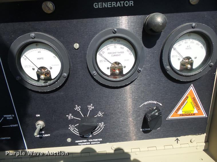 image for item DE3623 1985 Libby Welding Co. MEP003A generator