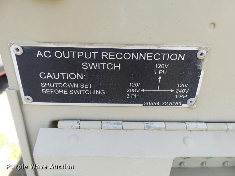 image for item DE3623 1985 Libby Welding Co. MEP003A generator