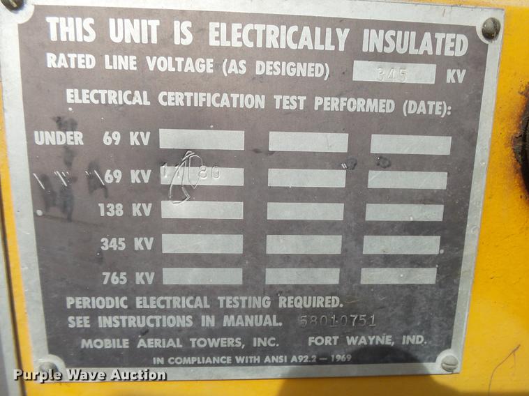 image for item DE3625 1981 Ford F600G bucket truck