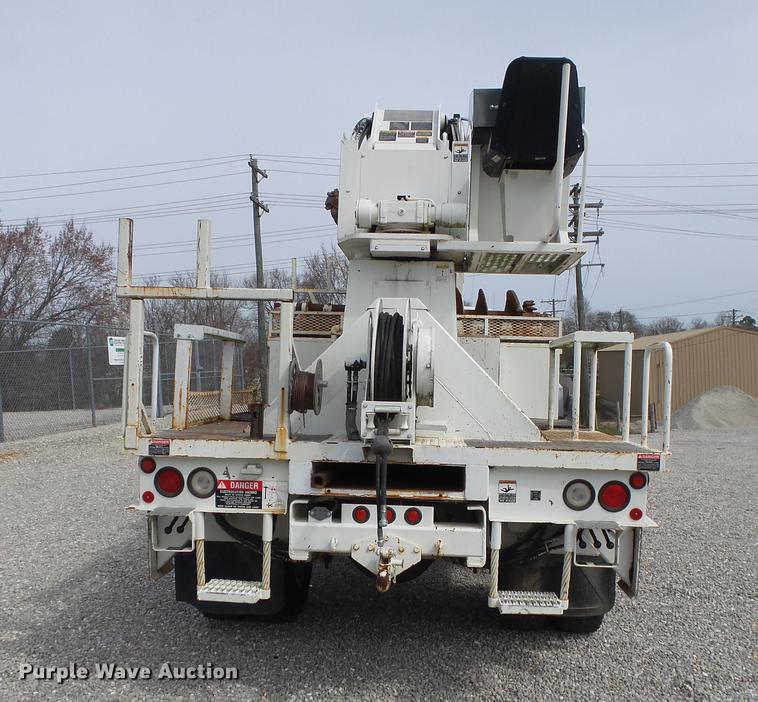 image for item DE3626 1997 Ford F700 digger derrick truck