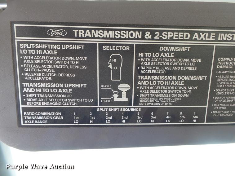 image for item DE3626 1997 Ford F700 digger derrick truck